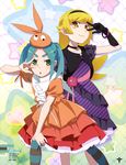  bakemonogatari dress iwasaki_taisuke ononoki_yotsugi oshino_shinobu pantyhose 