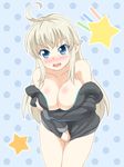  breast_hold fino_bloodstone no_bra open_shirt pointy_ears tagme yuusha_ni_narenakatta_ore_wa_shibushibu_shuushoku_o_ketsui_shimashita. 