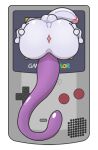 2023 3_fingers anthro anus backsack balls big_butt big_penis bubble_butt butt circumcised fingers game_boy_color game_boy_family generation_1_pokemon genitals glans half-erect hand_on_butt hand_on_own_butt hi_res humanoid_genitalia humanoid_penis legendary_pokemon long_tail male mewtwo nintendo palchamon penis perineum pink_anus pink_glans pokemon pokemon_(species) presenting presenting_hindquarters presenting_penis purple_body purple_skin purple_tail rear_view simple_background solo spread_anus spread_butt spreading tail through_screen white_background white_balls white_butt white_penis white_perineum