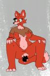 anthro ball_tuft balls breasts canid canine darkened_genitalia eye_patch eyewear five_nights_at_freddy&#039;s fox foxy_(fnaf) fur genitals gynomorph hi_res intersex mammal multicolored_body multicolored_fur nipples penis scottgames supereft_(artist) tuft two_tone_body two_tone_fur