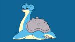 animated blue_body blue_fur bodily_fluids cum cum_inside female fur generation_1_pokemon genital_fluids lapras male male/female nintendo odis open_mouth orcaxdragon paws pokemon pokemon_(species) simple_background sitting_on_another size_difference smothering squish tail thick_thighs