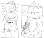 2024 2koma animal_humanoid asking asking_viewer bare_shoulders big_breasts big_butt big_eyes big_glasses big_penis biped black_and_white black_border black_text blush blush_lines bob_cut bodily_fluids border bottomwear bra bracelet breasts butt cartoon_network cleavage cleavage_overflow clothed clothed_female clothed_humanoid clothing comic crown cutoffs dark_glans dark_penis dbaru denim denim_bottomwear denim_clothing dialogue digital_drawing_(artwork) digital_media_(artwork) dr._sphinxen duo ellipsis english_text erection eyebrows eyewear felid felid_humanoid female fingernails fingers fully_clothed fully_clothed_female fully_clothed_humanoid genital_fluids genitals glans glasses glistening glistening_genitalia glistening_glans glistening_penis hair half-closed_eyes hand_on_another&#039;s_penis hand_on_penis hands_on_hips hands_on_own_hips head_turned headgear hi_res huge_penis humanoid humanoid_genitalia humanoid_hands humanoid_penis humor inviting jewelry lion_humanoid looking_at_another&#039;s_penis looking_at_genitalia looking_at_penis looking_at_viewer looking_back looking_back_at_viewer looking_down looking_down_at_penis male male/female mammal mammal_humanoid mature_female mature_humanoid monochrome mostly_offscreen_character mostly_offscreen_male nails narrowed_eyes ok_k.o.!_let&#039;s_be_heroes outside_border pantherine pantherine_humanoid pattern_bra pattern_clothing pattern_topwear pattern_underwear penis pockets pointy_nose pose precum question shirt short_hair shorts smile smiling_at_viewer standing striped_bra striped_clothing striped_topwear striped_underwear stripes tail tail_tuft talking_to_viewer text thick_thighs thin_eyebrows three-quarter_view topwear tuft underwear vein veiny_penis wearing_glasses