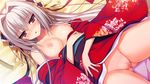  breasts censored daizenji_suzuka game_cg kimono nipples no_bra nopan open_shirt pussy pussy_juice reminiscence tigre tomose_shunsaku 