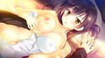  breast_grab ensemble_(company) erect_nipples game_cg kaburagi_yukie kimishima_ao koi_suru_kimochi_no_kasanekata naked nipples sheets 
