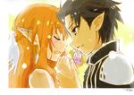  accel_world aikei_yukiko asuna_(sword_art_online) crossover haruyuki_arita kirito pointy_ears sword_art_online 