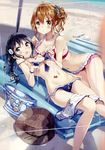  adagaki_aki bikini cleavage koiwai_yoshino manga_no_kamisama masamune-kun_no_revenge swimsuits tiv undressing wet_clothes 