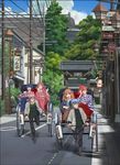  ano_natsu_de_matteru ishigaki_tetsurou japanese_clothes jpeg_artifacts kirishima_kaito kitahara_mio landscape megane takatsuki_ichika tanigawa_kanna yamano_remon yukata 