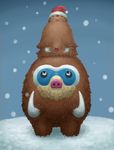  bad_pixiv_id gen_2_pokemon gen_4_pokemon hat mamoswine no_humans piloswine pokemon pokemon_(creature) santa_hat snow stacking swinub tusks 