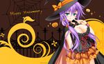  cleavage halloween hanasaki_work_spring kuon_ayano saga_planets toranosuke wallpaper witch 
