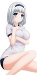  breast_hold buruma gym_uniform nishikinomiya_anna shimoneta_to_iu_gainen_ga_sonzai_shinai_taikutsu_na_sekai toyokawaitsuki 