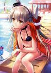  amatsukaze_(kancolle) bikini cleavage goto-p kantai_collection swimsuits 