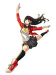  amagi_yukiko headphones megaten open_shirt persona persona_4 persona_4:_dancing_all_night seifuku transparent_png 