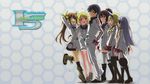  cecilia_alcott charlotte_dunois heels huang_lingyin infinite_stratos laura_bodewig seifuku shinonono_houki thighhighs wallpaper 