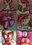  apple_bloom_(mlp) big_macintosh_(mlp) bow comic friendship_is_magic incest jbond my_little_pony penis russian speech_bubble text young 