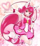  bike_shorts dress hoshizora_miyuki pretty_cure smile_precure! yupiteru 