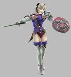  cassandra_alexandra cleavage soul_calibur soul_calibur_iv thighhighs weapon 