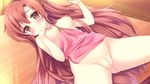  breasts censored game_cg kaisenn naked_apron nipples onomatope* pussy pussy_juice udaka_koharu zutto_sukishite_takusan_sukishite 
