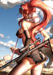  ass bikini_top erect_nipples gun mecha okatu_(artist) tengen_toppa_gurren_lagann thighhighs yoko 