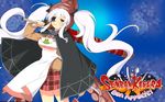  eyepatch marvelous_entertainment seifuku senran_kagura:_bon_appetit umbrella wallpaper yaegashi_nan yagyuu 