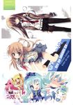  dress hanasaki_tsubomi heartcatch_pretty_cure! heels karomix karory kousaka_kirino kurumi_erika makise_kurisu myoudouin_itsuki ore_no_imouto_ga_konnani_kawaii_wake_ga_nai pantyhose pretty_cure seifuku steins;gate 