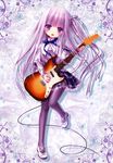  goto_jun guitar pantyhose seifuku tenshi_no_three_piece! tinkerbell tinkle 