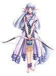  dress falcom feet olha pointy_ears taue_shunsuke transparent_png weapon ys ys_vi 