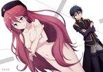  asami_lilith breast_hold kasuga_arata kiso_yuuta naked trinity_seven 