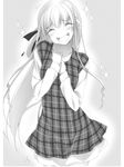  dress isoshima_kurumi luna_lia mahou_sensou monochrome 