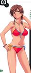  bikini cleavage happoubi_jin kuouzumiaiginsusutakeizumonokamimeichoujin_mika resort_boin swimsuits 