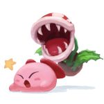  commentary_request kirby kirby_(series) mario_(series) na_(oagenosuke) no_humans open_mouth piranha_plant simple_background star super_smash_bros. super_smash_bros._ultimate white_background 