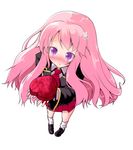  bad_id bad_pixiv_id baka_to_test_to_shoukanjuu blush chocolate haru_(arser_doil) himeji_mizuki long_hair pink_hair purple_eyes school_uniform solo valentine 