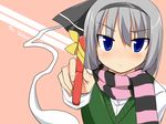  blush female konpaku_youmu konpaku_youmu_(ghost) mirino myon scarf touhou valentine 