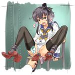  anal heels kantai_collection pantsu panty_pull pussy seifuku suzuki24 thighhighs tokitsukaze_(kancolle) uncensored 