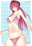  asami_lilith bikini cleavage erect_nipples nao_akinari swimsuits trinity_seven_shichinin_no_mahoutsukai underboob 