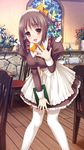  jpeg_artifacts maid nekonyan pantyhose parfait_chocolate_second_brew waitress wallpaper yukino_asuka 