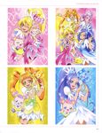  ai-chan_(precure) aida_mana bike_shorts dokidoki!_precure dress heels kenzaki_makoto pretty_cure rakeru_(precure) rance_(precure) sharuru_(precure) takahashi_akira yotsuba_alice 