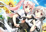  iris_freyja juuoumujin_no_fafnir nemo_(pixiv562054) see_through seifuku tear_lightning wet_clothes 