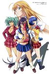  cleavage eyepatch ikkitousen kanu_unchou rin_sin ryofu_housen ryomou_shimei seifuku sonsaku_hakufu 