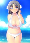  bikini cameltoe cleavage kyoku_tou senran_kagura swimsuits yumi_(senran_kagura) 