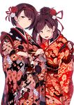  hyuuga_(kancolle) ise_(kancolle) kantai_collection kimono ulrich_(tagaragakuin) 