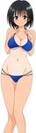  bikini cleavage kirisaki_kyouko shige_(moe-ren.net) swimsuits tan_lines to_love_ru 