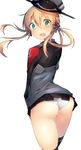  ass kantai_collection metindone pantsu prinz_eugen_(kancolle) thighhighs uniform 