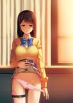 ashizuki girlfriend_(kari) pantsu panty_pull pussy_juice seifuku shiina_kokomi skirt_lift vibrator 