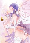  ass dress erect_nipples mahou_shoujo_(raita) pantsu suzuhara_misae takami_akio thighhighs weapon wings 