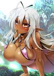  bikini cleavage elf erect_nipples full_metal_daemon_muramasa kouki_kuu pointy_ears sansei_muramasa swimsuits tsukiyo_no_koneko 