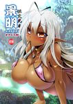  bikini cleavage erect_nipples full_metal_daemon_muramasa kouki_kuu pointy_ears sansei_muramasa swimsuits tsukiyo_no_koneko underboob 