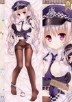  cleavage dakimakura no_bra pantsu pantyhose tatekawa_mako uniform wnb 