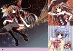  chibi dress halloween hasegawa_isaac_izumi_mercedes_jakoko heels inugami_kira seifuku stockings supreme_candy thighhighs tsuyuki_yuuri witch 