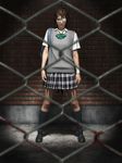  asian bad_end blood cg eyepatch female fence realistic school_uniform schoolgirl yandere yoshitaka_kawakami 