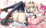  ass kamiya_tomoe neko pantsu seifuku shimapan thighhighs wallpaper 